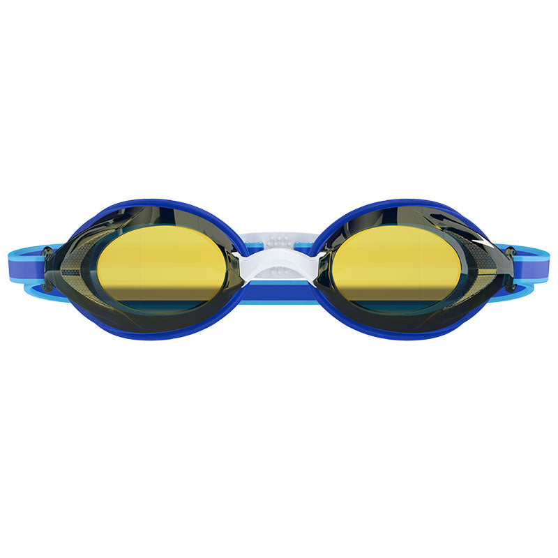 Speedo - Vanquisher 3.0 Junior Mirror Goggle - Cobalt Pop/Cobalt/Gold Mirror