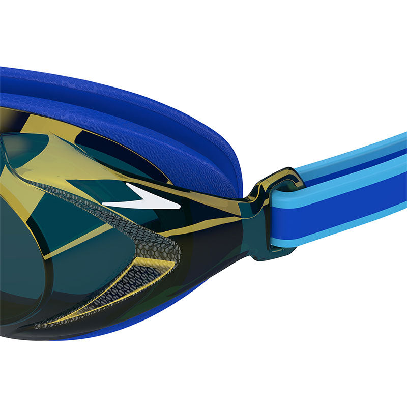 Speedo - Vanquisher 3.0 Junior Mirror Goggle - Cobalt Pop/Cobalt/Gold Mirror