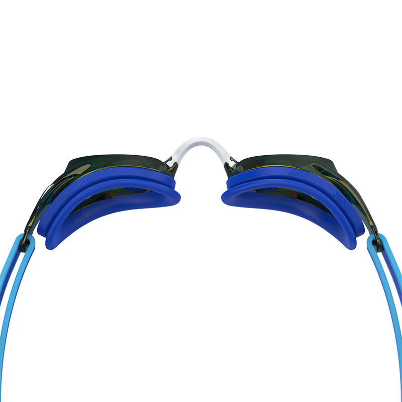 Speedo - Vanquisher 3.0 Junior Mirror Goggle - Cobalt Pop/Cobalt/Gold Mirror