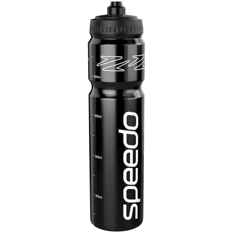Speedo - Water Bottle 1LTR - Black/White