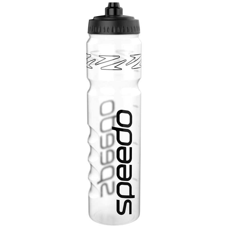 Speedo - Water Bottle 1LTR - Clear/Black