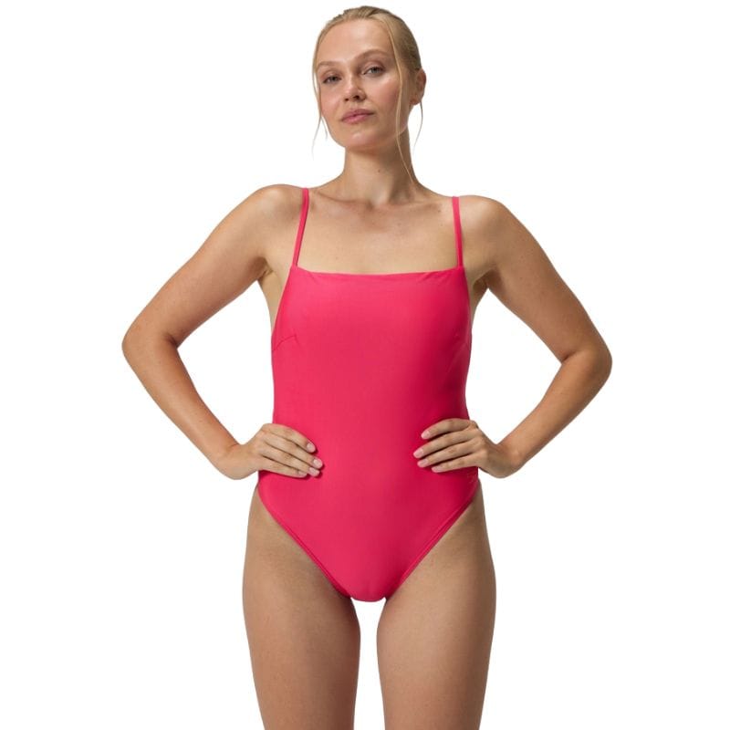Speedo - Women's Adjustable Thinstap Swimsuit - Dark Pink