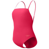 Speedo - Women's Adjustable Thinstap Swimsuit - Dark Pink
