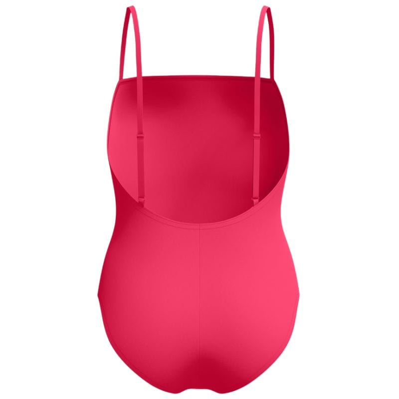 Speedo - Women's Adjustable Thinstap Swimsuit - Dark Pink