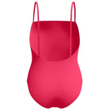 Speedo - Women's Adjustable Thinstap Swimsuit - Dark Pink