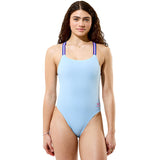 Speedo - Women's Club Training Solid Comfort V-Back Swimsuit - Cruise