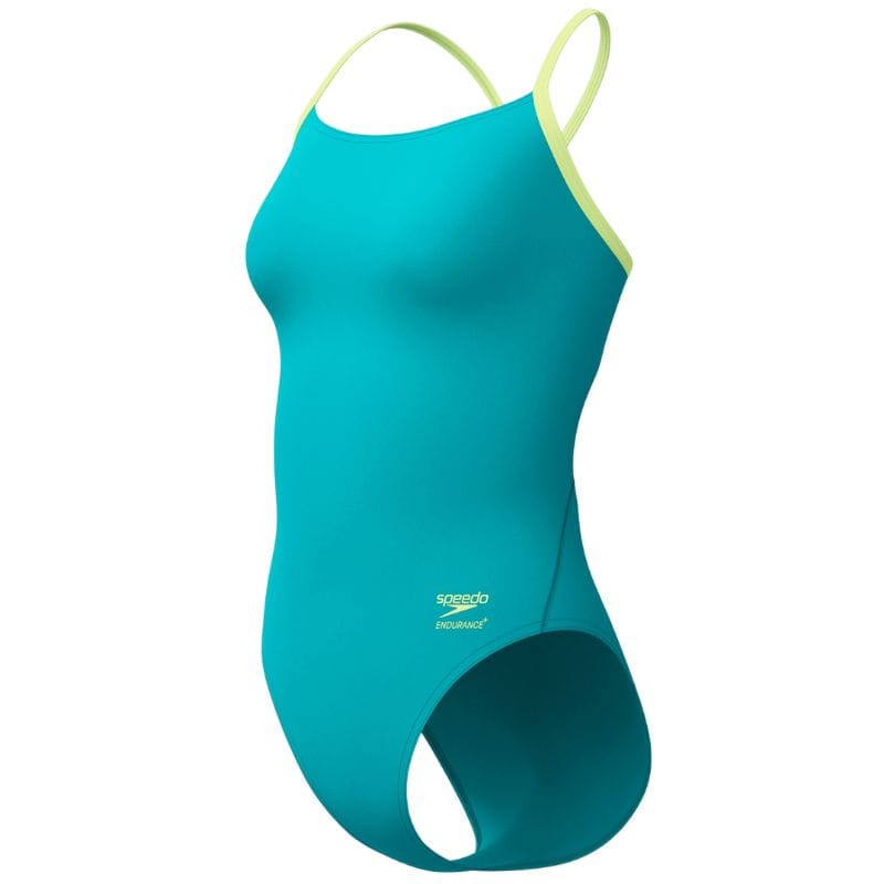 Speedo - Women's Club Training Solid Flyback 2.0 Swimsuit - Teal/Green