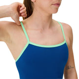 Speedo - Women's Club Training Solid Tri Back Swimsuit - Aegean Denim