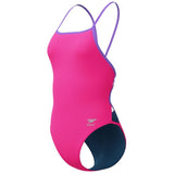 Speedo - Women's Club Training Solid Tri Back Swimsuit - Flare Pink