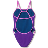 Speedo - Women's Club Training Solid Tri Back Swimsuit - Grape Soda