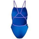 Speedo - Women's Club Training Solid Tri Back Swimsuit - Lagoon Blue