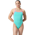 Speedo - Women's Club Training Solid Vback Swimsuit - Arctic Glass