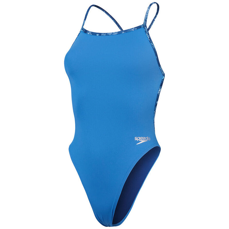 Speedo - Women's Club Training Solid Vback Swimsuit - Servres Blue