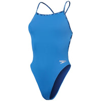 Speedo - Women's Club Training Solid Vback Swimsuit - Servres Blue
