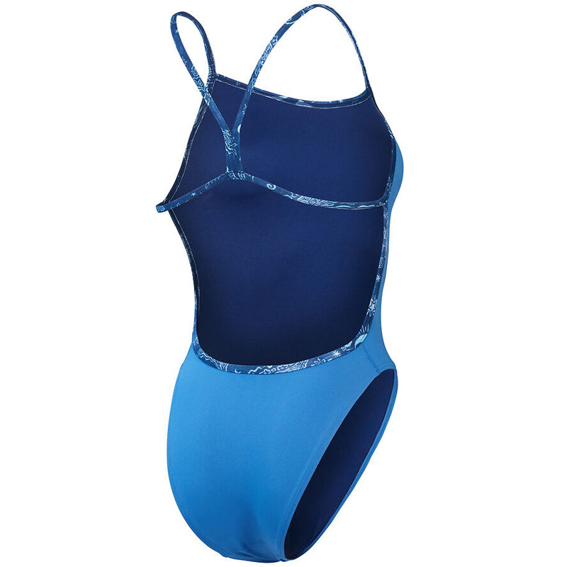 Speedo - Women's Club Training Solid Vback Swimsuit - Servres Blue