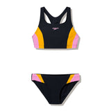 Speedo - Women's Colourblock Splice 2.0 Bikini - Anthracite/Creamsicle/Hope