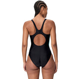 Speedo - Women's Colourblock Splice 2.0 Swimsuit - Anthracite/Creamsicle/Hope