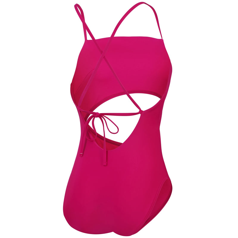 Speedo - Women's Cut-out Tie Back Swimsuit - Purple