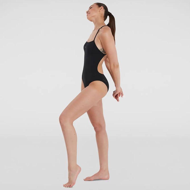 Speedo - Women's Eco Endurance+ Thinstrap Swimsuit - Black