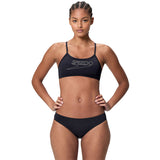 Speedo - Women's Endurance+ Logo Thinstrap Bikini Set - Anthracite