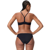 Speedo - Women's Endurance+ Logo Thinstrap Bikini Set - Anthracite