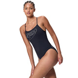 Speedo - Women's Endurance+ Logo Thinstrap Swimsuit - Anthracite