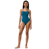 Speedo - Women's Endurance+ Logo Thinstrap Swimsuit - Teal Abyss