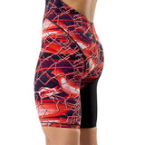 Speedo - Women's Fastskin Hyperpro Printed Openback Kneeskin - Black/Electric Veil