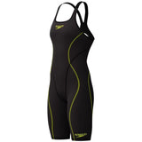 Speedo - Women's Fastskin HyperSpark Solid Openback Kneeskin - Black