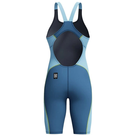 Speedo - Women's Fastskin HyperSpark Solid Openback Kneeskin - Night/Sevres Blue