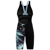 Speedo - Women's Fastskin LZR Ignite Kneeskin - Electro Static/Black