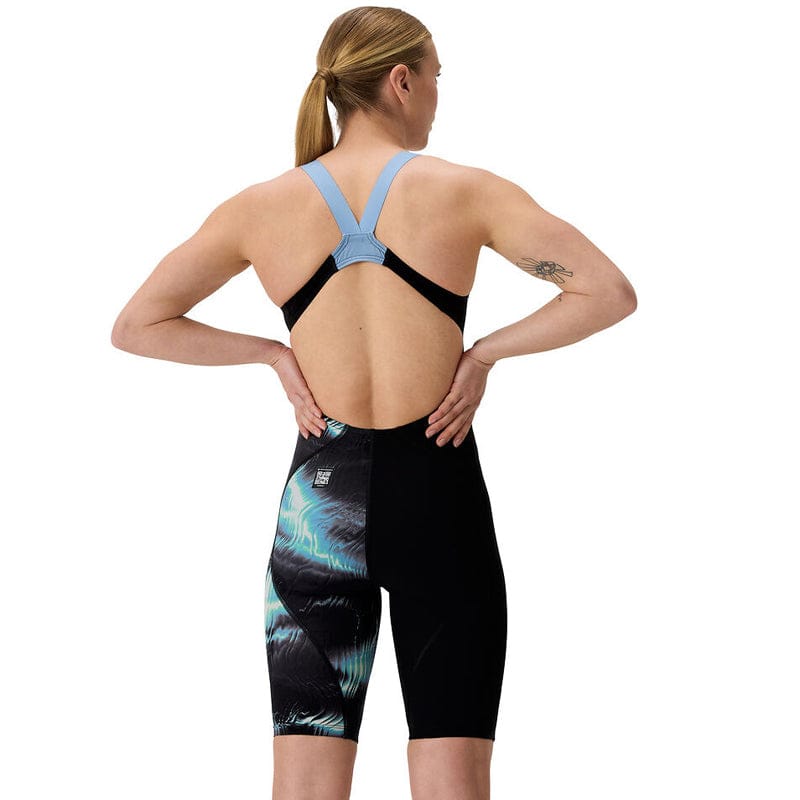 Speedo - Women's Fastskin LZR Ignite Kneeskin - Electro Static/Black