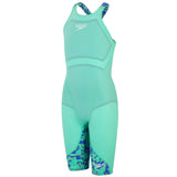 Speedo - Women's Fastskin LZR Ignite Kneeskin - Green/Blue