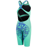 Speedo - Women's Fastskin LZR Ignite Kneeskin - Green/Blue