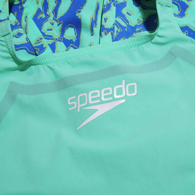 Speedo - Women's Fastskin LZR Ignite Kneeskin - Green/Blue