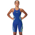 Speedo - Women's Fastskin LZR Pure Intent 2.0 Openback Kneeskin - Navy/Noble Navy/Morphosis