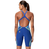 Speedo - Women's Fastskin LZR Pure Intent 2.0 Openback Kneeskin - Navy/Noble Navy/Morphosis