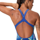 Speedo - Women's Fastskin LZR Pure Intent 2.0 Openback Kneeskin - Navy/Noble Navy/Morphosis