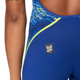 Speedo - Women's Fastskin LZR Pure Intent 2.0 Openback Kneeskin - Navy/Noble Navy/Morphosis