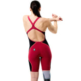 Speedo - Women's Fastskin LZR Pure Intent 2.0 Openback Kneeskin - Regal Red/Black/Flare Ml