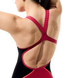 Speedo - Women's Fastskin LZR Pure Intent 2.0 Openback Kneeskin - Regal Red/Black/Flare Ml