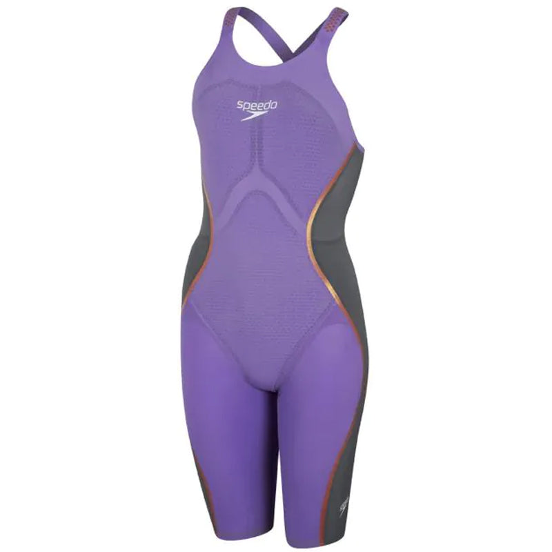 Speedo - Women's Fastskin LZR Pure Intent Reign Closeback Kneeskin - Purple/Grey