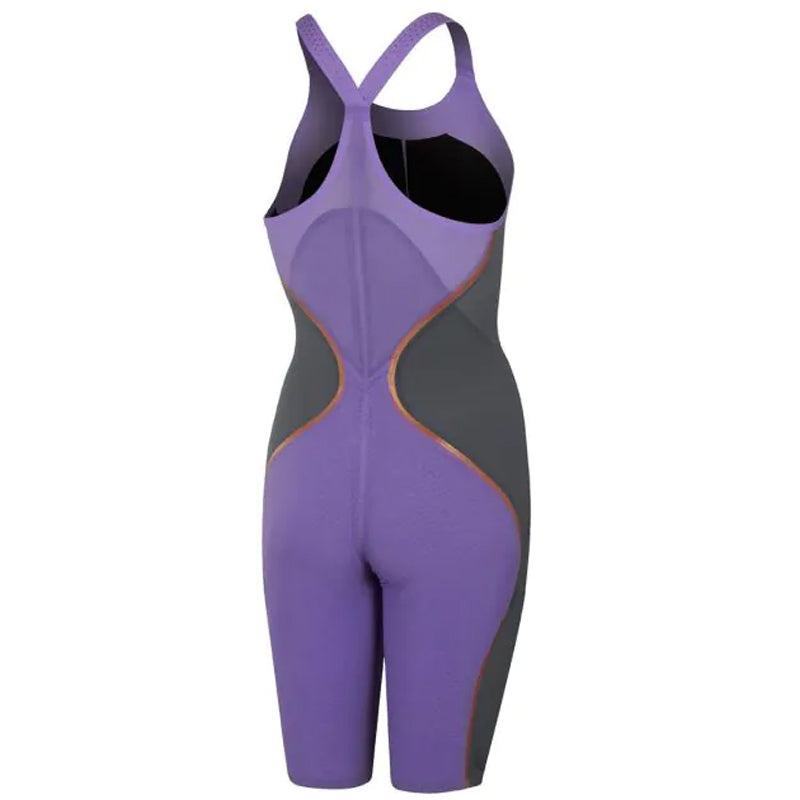 Speedo - Women's Fastskin LZR Pure Intent Reign Closeback Kneeskin - Purple/Grey