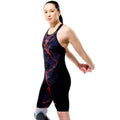 Speedo - Women's Fastskin LZR Pure Valor 2.0 Closedback Kneeskin - Black Ember/Black Ml