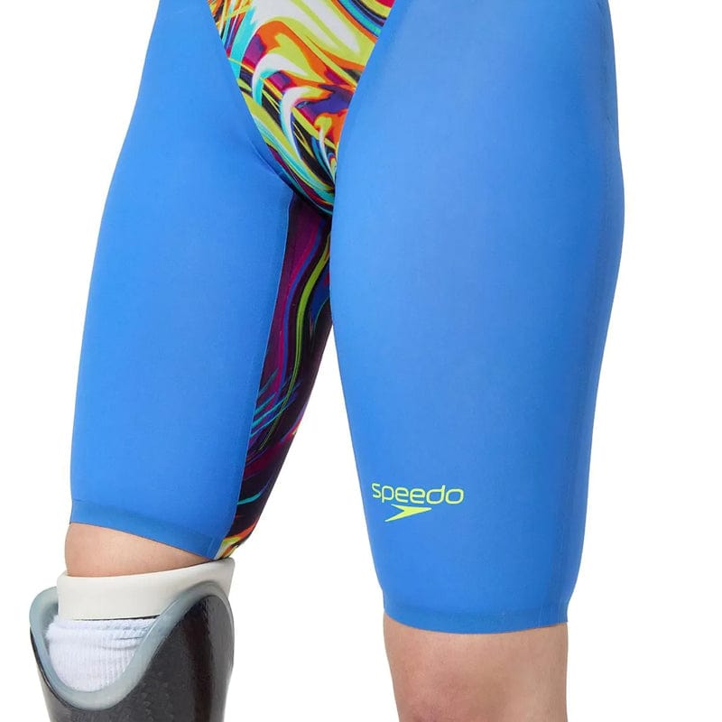 Speedo - Women's Fastskin LZR Pure Valor 2.0 Closedback Kneeskin - Dark Blue/Pink