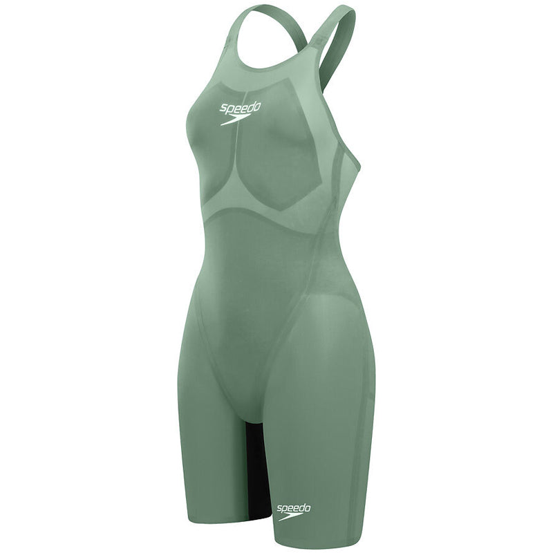 Speedo - Women's Fastskin LZR Pure Valor 2.0 Closedback Kneeskin - Green/Black