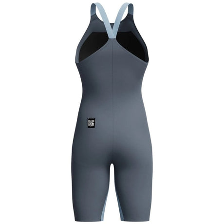 Speedo - Women's Fastskin LZR Pure Valor 2.0 Closedback Kneeskin - Grey Lead/Acadia Blue