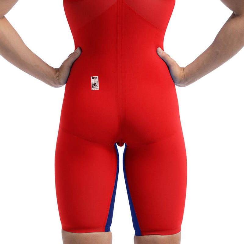 Speedo - Women's Fastskin LZR Pure Valor 2.0 Closedback Kneeskin - Red/Blue