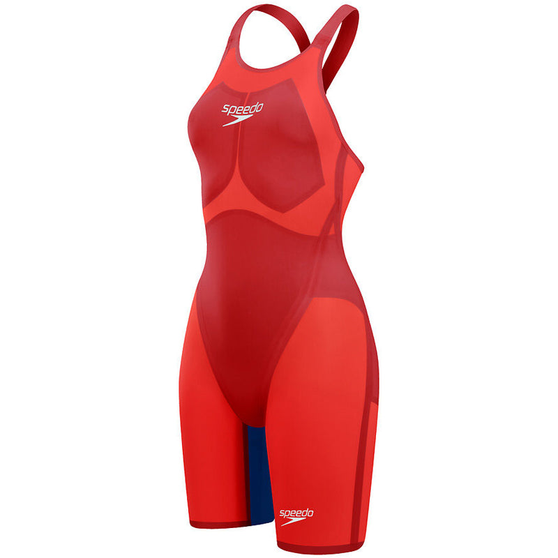 Speedo - Women's Fastskin LZR Pure Valor 2.0 Closedback Kneeskin - Red/Blue