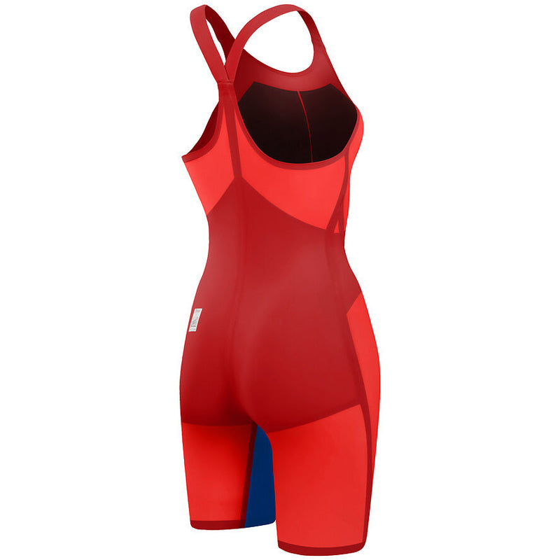 Speedo - Women's Fastskin LZR Pure Valor 2.0 Closedback Kneeskin - Red/Blue